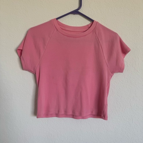 aerie Tops - Aerie Pink Crop Top with